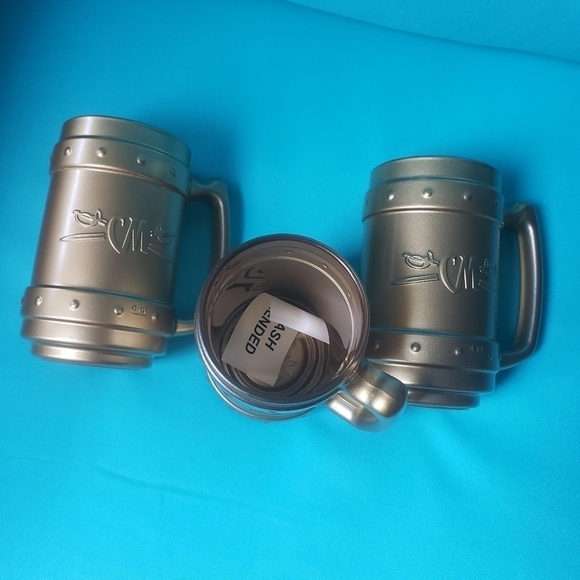 VINTAGE CM Pasabahce Gold Coated Mugs - Picture 5 of 12